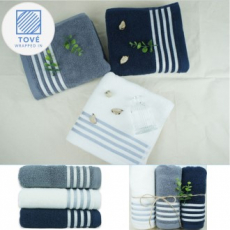 토베 심플리 포라인 세면타올 (30수/180g) 40x80cm (국산)