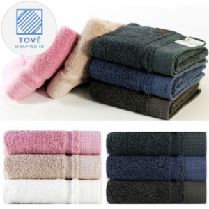 토베 식스컬러 에어룸 세면타올 (40수/180g) 40x80cm (국산)