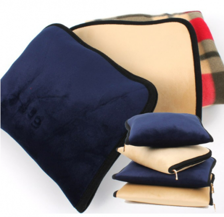 심플 담요 파우치 가방 모포 다용도 여행 #2