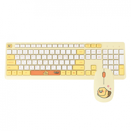 카카오 프렌즈 춘식 무선 마우스 키보드 세트 #4