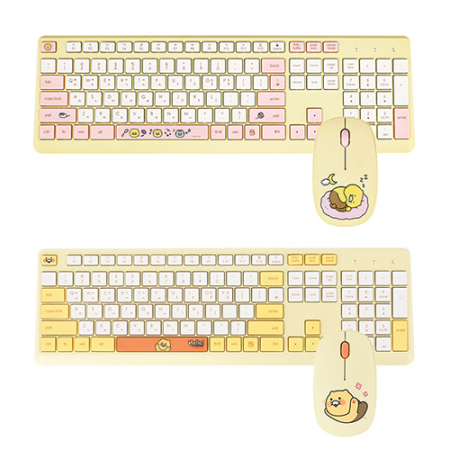 카카오 프렌즈 춘식 무선 마우스 키보드 세트 #2