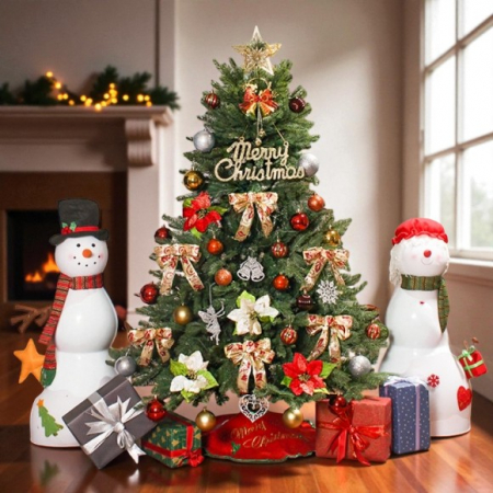 150cm 골드샤인 스카치 트리 전구포함 풀세트 #3