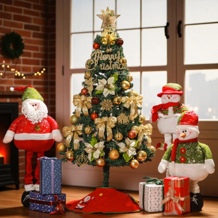 150cm 루비레드 스카치 트리 전구포함 풀세트 #3