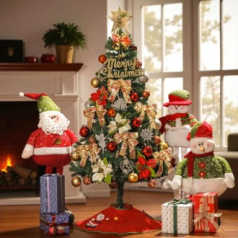 150cm 하모니 골드레드 스카치 트리 전구포함 풀세트