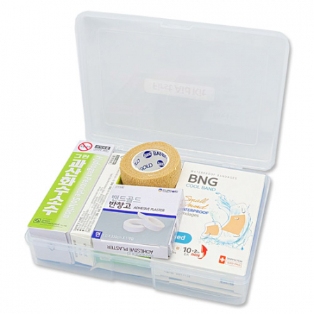 투명 미니 구급함+구급용품 13종 휴대용 응급키트 #3