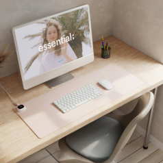 플레이기어 온열 데스크매트 마우스패드