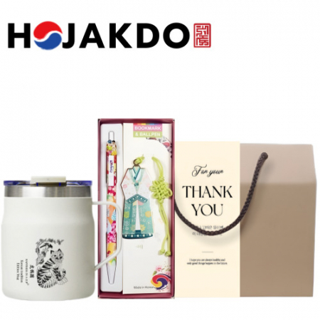 한국전통 호작도 머그 독도보틀 톨사이즈 선물용 #3