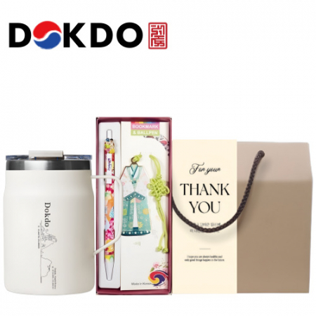 독도보틀 40240 파우더 머그컵 480ml 볼펜 책갈피 북마크 기념품 선물세트 #3