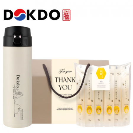 독도보틀 40240 보온보냉 원터치 텀블러 470ml 사양 벌꿀 스틱 10개입 선물세트 #2