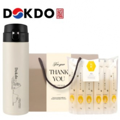 독도보틀 40240 보온보냉 원터치 텀블러 470ml 사양 벌꿀 스틱 10개입 선물세트