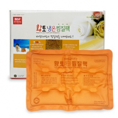 MDP 면 황토 사각 냉온찜질팩 전자레인지 사용가능