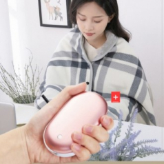 양면 손난로 보조배터리 5000mAh+망토 무릎담요