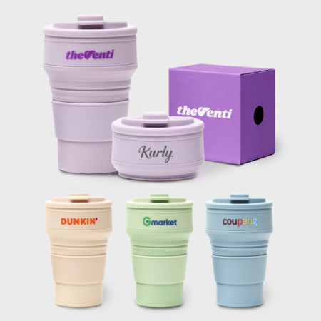 접이식 실리콘텀블러 500ml+굿즈케이스 #2