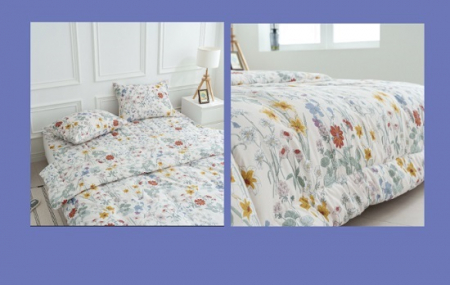 프리미엄 플라워 차렵이불 겨울이불 Q 180*210cm #2