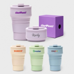 접이식 실리콘텀블러 500ml+굿즈케이스