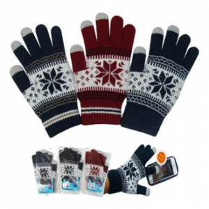 [눈꽃스마트폰 장갑(고급형)] 터치장갑/겨울장갑