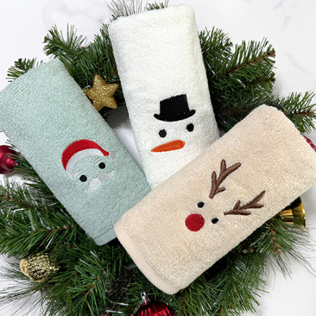 송월 크리스마스 답례품 선물세트(루눈산세면타올1+CM3단폰지우산1)+쇼핑백 #3