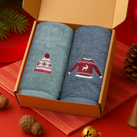 송월 크리스마스 윈터데이 2매 선물세트(크라프트+띠지) #4