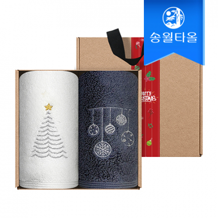 송월 크리스마스 징글벨 2매 선물세트(크라프트+띠지) #2