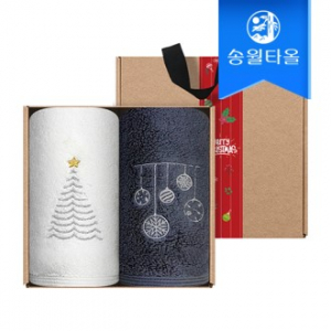송월 크리스마스 징글벨 2매 선물세트(크라프트+띠지)