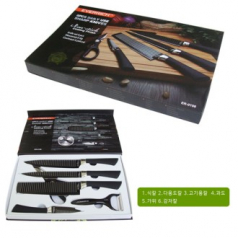 [에버리치6종칼세트(블랙)] 주방칼세트/명품칼세트