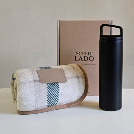 센트라도 극세사 담요+타임 핸들 텀블러 세트 #3