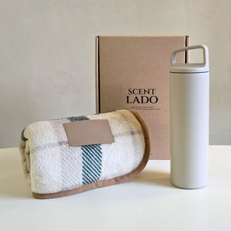 센트라도 극세사 담요+타임 핸들 텀블러 세트 #4