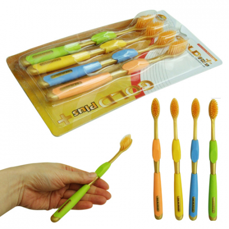 [프리미엄 나노골드칫솔] 칫솔4P세트/칫솔이중모 #3