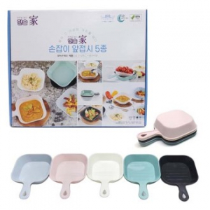 [한솔가 손잡이 앞접시] 접시/앞접시