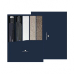 송월 타월우산세트 Q (소울프라임40 타월3 + CM 2단 빗살보더 우산1 + CM 2단 도트보더 우산1)