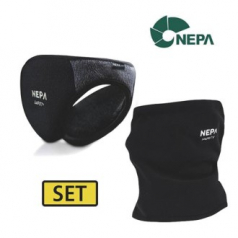 NEPA 정품 방한용품 세트 2026년식(귀마개+넥워머)네파