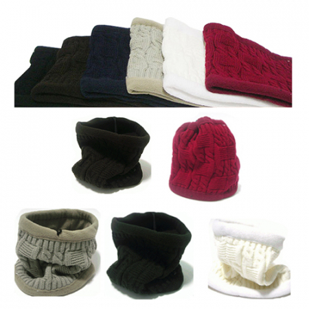 [꽈배기 니트넥워머] 기모넥워머/방한넥워머 #3