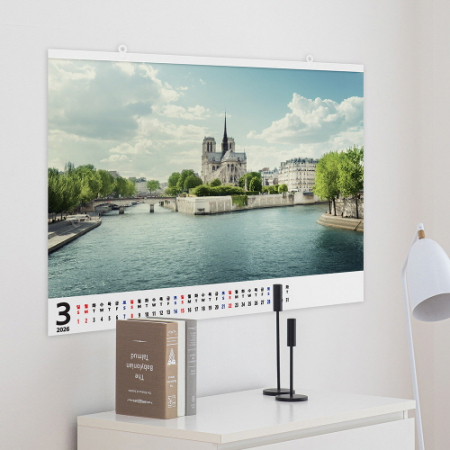 2026년 특호 대형 큰 풍경 벽걸이 달력 캘린더 #4