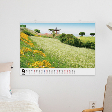2026년 특호 대형 큰 풍경 벽걸이 달력 캘린더 #5