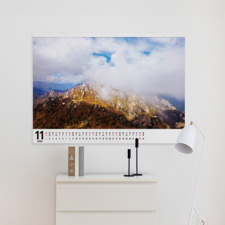 2026년 특호 대형 큰 풍경 벽걸이 달력 캘린더 #3