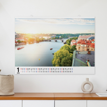 2026년 특호 대형 큰 풍경 벽걸이 달력 캘린더 #8