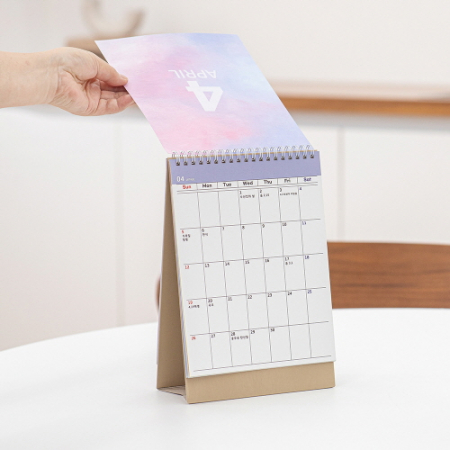 2026년 컬러팝과 그라데이션 탁상달력 캘린더 #3