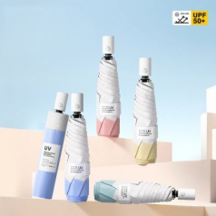 아이스 크리스탈 경량 자동 3단 양우산