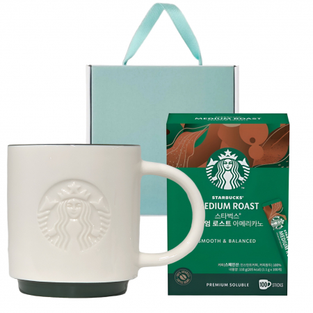 스타벅스 시그니처 사이렌 머그 237ml + 스타벅스 아메리카노 스틱커피 10개입 #2