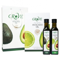 [그로브] 아보카도 오일세트 3호 (버진+라임+쇼핑백)