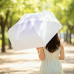 작은이미지: 시크론 미니 투톤 그라데이션 초경량 6단 6K 자외선차단 양우산 UPF50+ #6