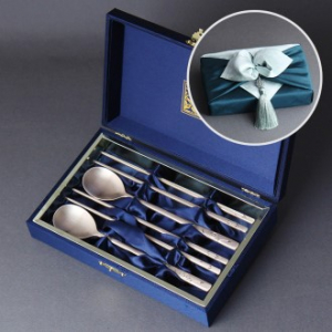 귀한거북 손조각 방짜유기수저 2P (예단포장)