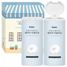 프레스코 뽑아쓰는 원터치 티슈세트3호(2종)