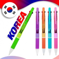 (국산)코리아뉴니들3색볼펜(독일잉크/초초저점도)