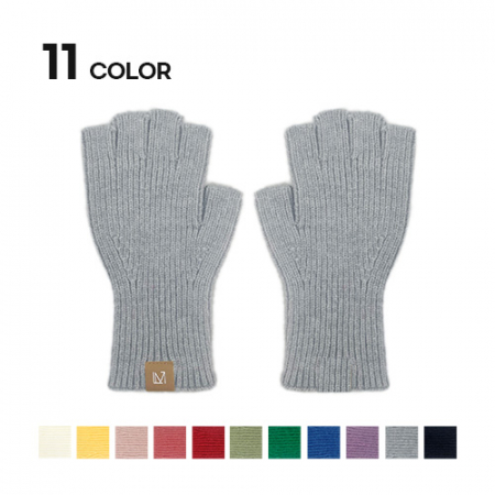 남성 여성 겨울 니트 반장갑 손가락없는장갑 스마트폰 터치 방한 데일리 장갑 #2