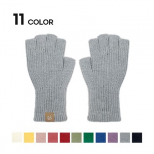 남성 여성 겨울 니트 반장갑 손가락없는장갑 스마트폰 터치 방한 데일리 장갑