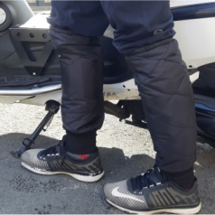 국산 오토바이 방한 다리토시/ 깔깔이 발토시