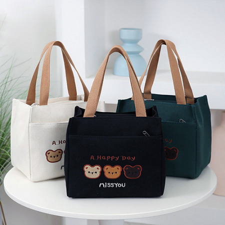 해피데이 곰돌이 보온보냉 가방 런치백 O065 #2