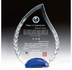 크리스탈 상패 SD14)058-4