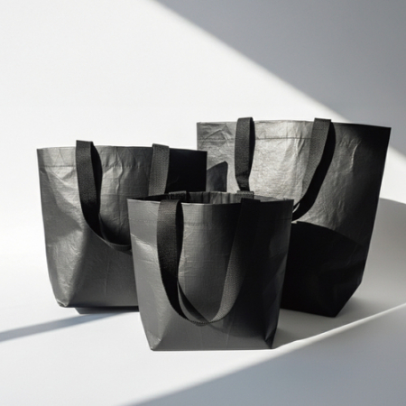 블랙 rpet 리유저블 가방 중형 450x380x130mm #2